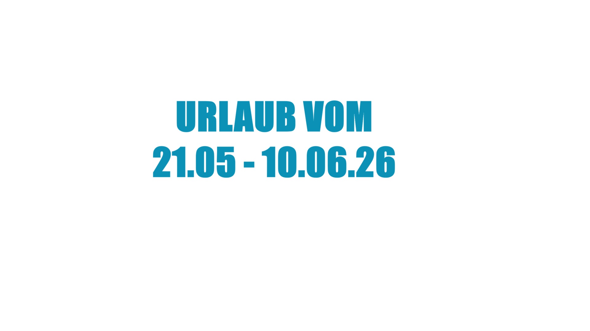 Urlaub 2026_Mai